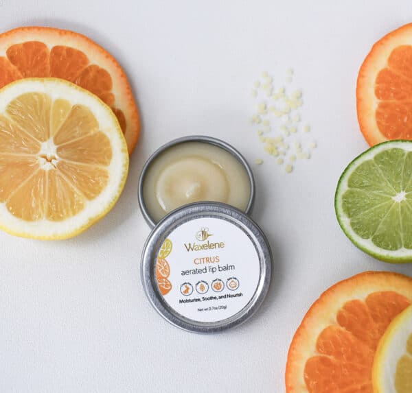 Citrus Aerated Lip Balm Tin - 4 Piece