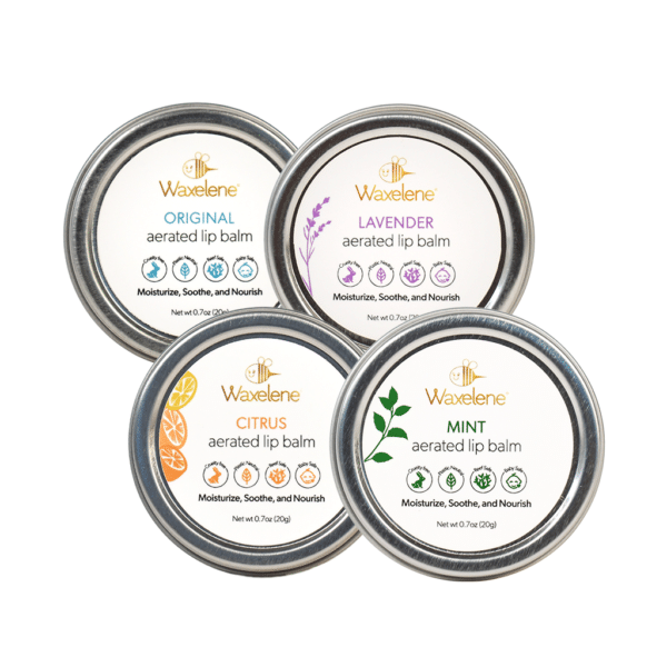 Aerated Lip Balm Tin Combo Pack - 4 piece